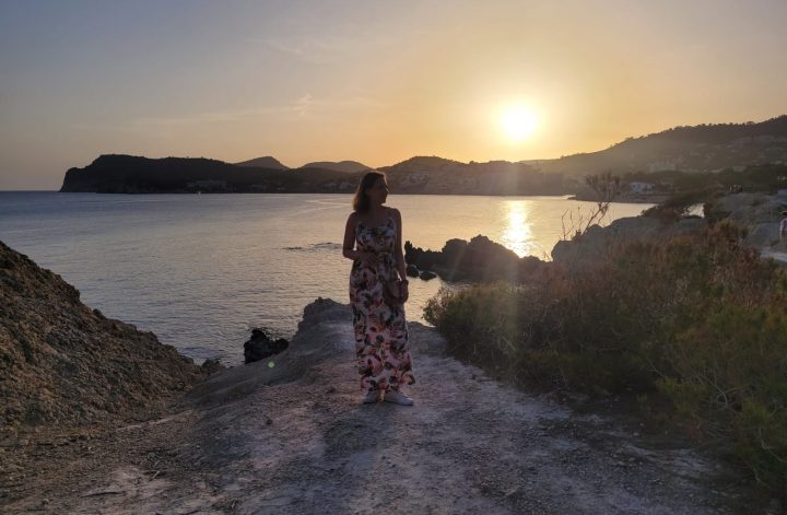 Peguera Mallorca bei Sonnenuntergang
