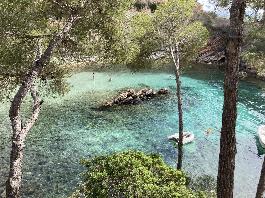 Bucht bei Cala de Fornells Mallorca