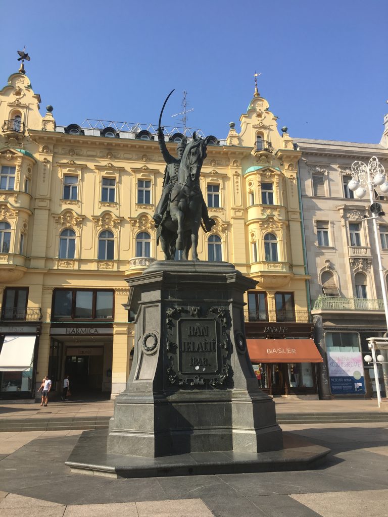 Ban Jelacic-Statue in Zagreb, Kroatien